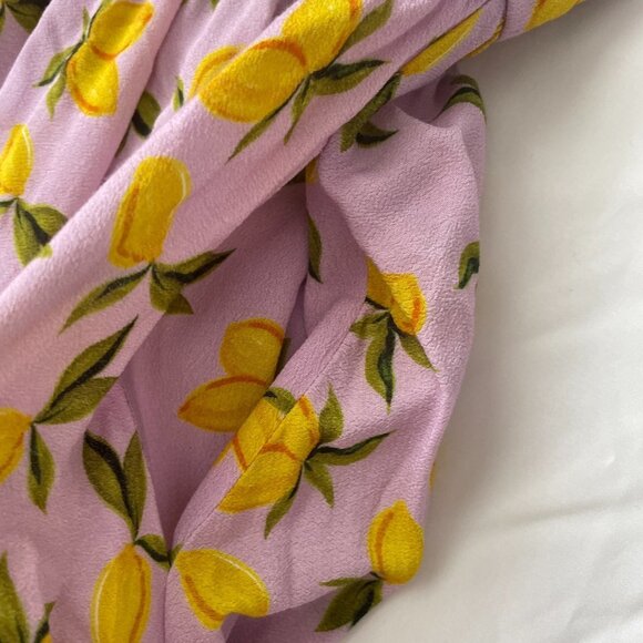 Yumi Kim Lemon Lavender UMA dress Adjustable Shoulder strap Tie back size 0 - Picture 8 of 10